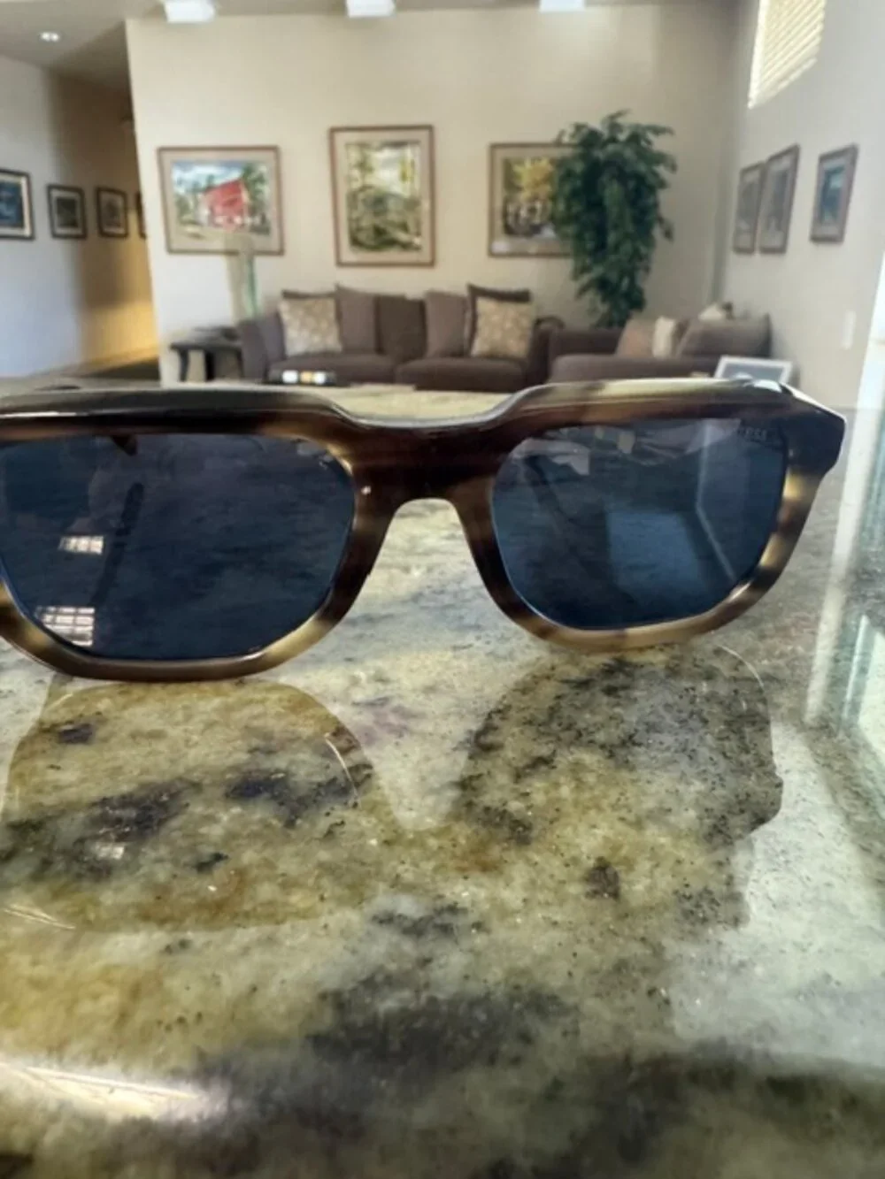 Guess GU00278 98V Men's Sunglasses 53 19 140 Dark Green/Horn - NWT